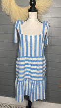Load image into Gallery viewer, Take Me Away Blue Striped Dress
