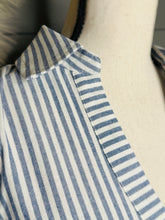 Load image into Gallery viewer, Blue And White Striped Dress