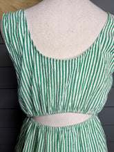 Load image into Gallery viewer, All For The Green Pin Striped Midi Dress