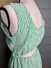 Load image into Gallery viewer, All For The Green Pin Striped Midi Dress