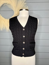 Load image into Gallery viewer, Candace Cable Knit Sweater Vest