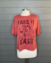 Load image into Gallery viewer, Take It Easy Longer Cropped Tee
