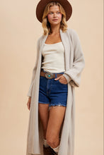 Load image into Gallery viewer, Cozy Cardigan Long Belted Sweater With Pockets