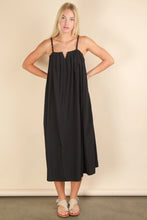 Load image into Gallery viewer, Midi-Night Black Dress