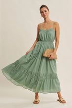 Load image into Gallery viewer, The Summer Breeze Sage Dress