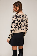Load image into Gallery viewer, Leopard Bow Tie Front Cardigan