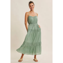 Load image into Gallery viewer, The Summer Breeze Sage Dress
