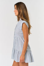 Load image into Gallery viewer, Blue And White Striped Dress