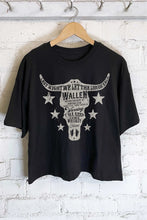 Load image into Gallery viewer, Last Night Black Wallen Long Cropped Tee