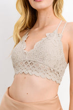 Load image into Gallery viewer, Tan Lace Bralette