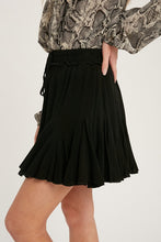 Load image into Gallery viewer, Midnight Dreams Ruffled Skirt