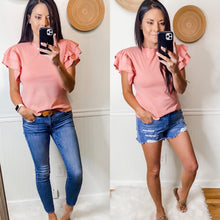 Load image into Gallery viewer, Flutter Vibes Pink Top