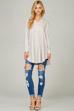 Load image into Gallery viewer, Cozy Up Hooded Tunic Sweatshirt