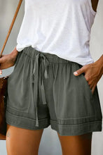 Load image into Gallery viewer, Olive Forever Drawstring Shorts