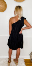 Load image into Gallery viewer, Always On Vacay One Shoulder Tied Strap Dress