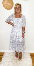 Load image into Gallery viewer, Watch Me Bloom Smocked Midi Dress