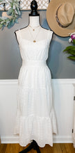 Load image into Gallery viewer, Eyelet You Know Midi Dress