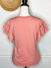 Load image into Gallery viewer, Flutter Vibes Pink Top