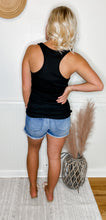 Load image into Gallery viewer, Little Black Razor Back Tank