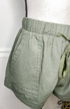 Load image into Gallery viewer, Olive Forever Drawstring Shorts