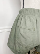 Load image into Gallery viewer, Olive Forever Drawstring Shorts