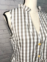 Load image into Gallery viewer, Checking Out Button Front Dress