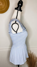 Load image into Gallery viewer, Freedom Smocked Striped Top