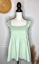 Load image into Gallery viewer, Simple And Sweet Ruffle Strap Top