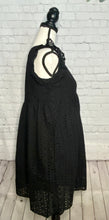 Load image into Gallery viewer, Eyelet To Be Subtle Black Dress