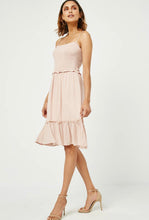 Load image into Gallery viewer, Blushing Vibes Smocked Dress With Pockets!