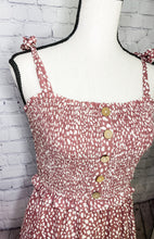 Load image into Gallery viewer, Let's Talk About It Tie Straps Smocked Dress