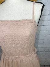 Load image into Gallery viewer, Blushing Vibes Smocked Dress With Pockets!