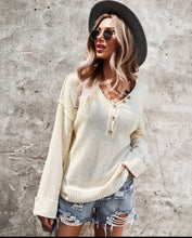 Load image into Gallery viewer, Cream Of The Crop Sweater
