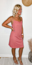 Load image into Gallery viewer, Flattering Times Mauve Dress
