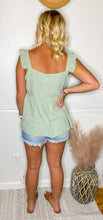 Load image into Gallery viewer, Simple And Sweet Ruffle Strap Top