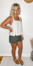 Load image into Gallery viewer, Vacation Is Calling Linen Tank