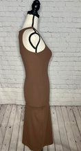 Load image into Gallery viewer, Mocha Latte Bodycon Midi Tank Dress
