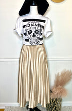 Load image into Gallery viewer, Champagne Please Pleated Midi Skirt