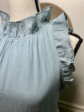 Load image into Gallery viewer, Bella Blue Ruffle Dress With Pockets