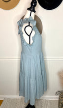 Load image into Gallery viewer, Bella Blue Ruffle Dress With Pockets