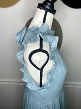 Load image into Gallery viewer, Bella Blue Ruffle Dress With Pockets
