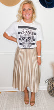 Load image into Gallery viewer, Champagne Please Pleated Midi Skirt