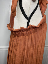 Load image into Gallery viewer, Fall Feelings Bow Tie Shoulder Dress