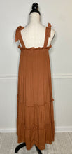 Load image into Gallery viewer, Fall Feelings Bow Tie Shoulder Dress