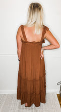 Load image into Gallery viewer, Fall Feelings Bow Tie Shoulder Dress