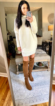 Load image into Gallery viewer, Winter Wonderland Dolman Sweater Dress