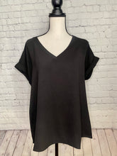 Load image into Gallery viewer, Fancy Like Me Black Top