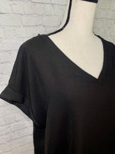 Load image into Gallery viewer, Fancy Like Me Black Top
