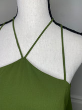 Load image into Gallery viewer, Harper Green Cross Layered Top