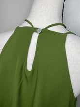 Load image into Gallery viewer, Harper Green Cross Layered Top
